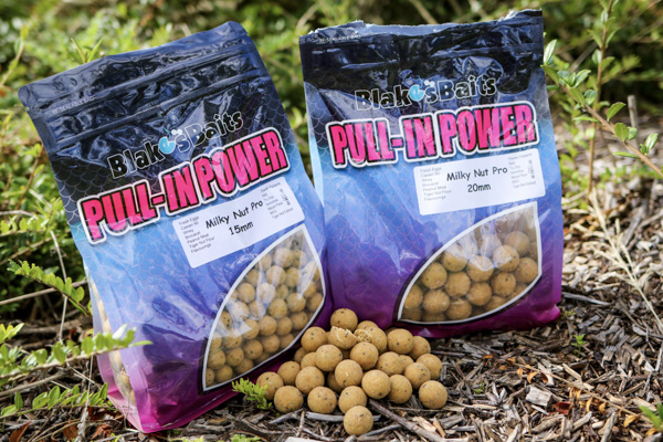 BLAKES BAITS, Milky Nut Pro boilie range