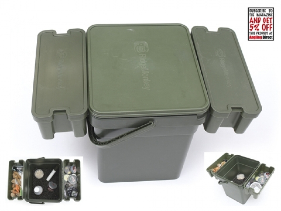 RidgeMonkey Secchio Modulare Standard 17L – Sistema Di Stoccaggio Per Carpfishing (RM032)