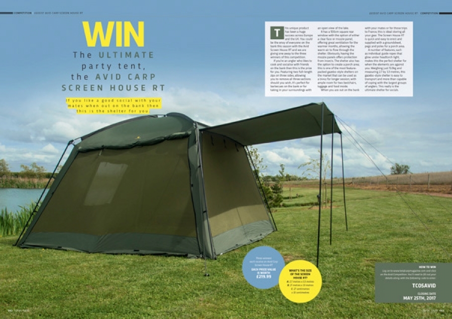 Win Avid Carp Screen House Rt Closed Total Carp