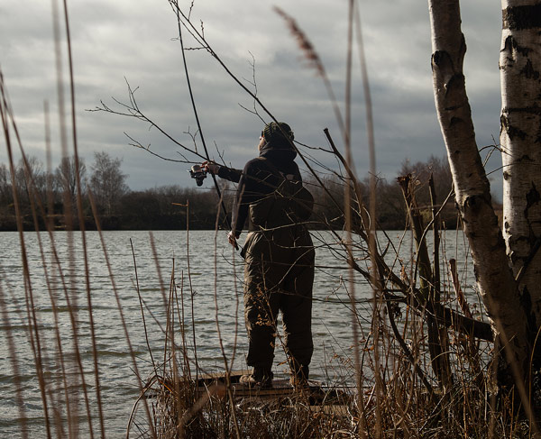 A single cast to showing fish is often all that is needed in the winter