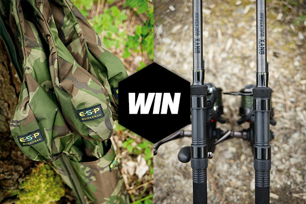 Win! Rods, quiver and sleeves in the new Quickdraw range from ESP!